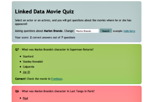 Linked Data Movie Quiz